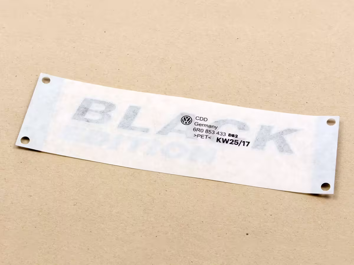 6R0853433DB2 - Film lettering; silver/black [1/3]