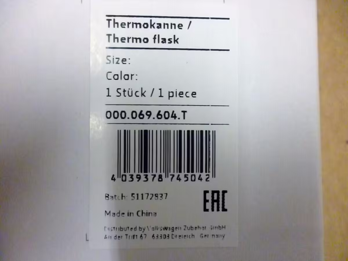 000069604T - Thermoskanne aus Edelstahl; 0,75 l [4/5]