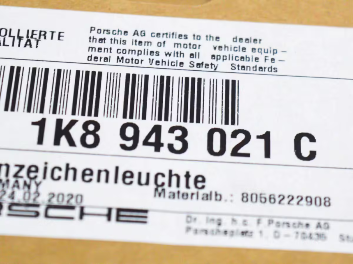 1K8943021D - LED-Kennzeichenleuchte V1 [7/7]