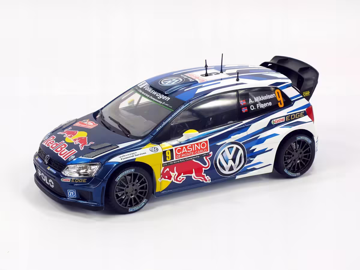 6C1099302A - Polo R WRC #9 3. Rallye Monte Carlo 2015; 1:18, Mikkelsen/Fløene [3/5]