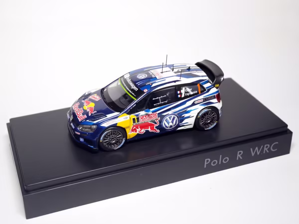 6C1099300A - VW Polo WRC #1 Rallye Monte Carlo 2015; Ogier/Ingrassia, Toy car [4/12]