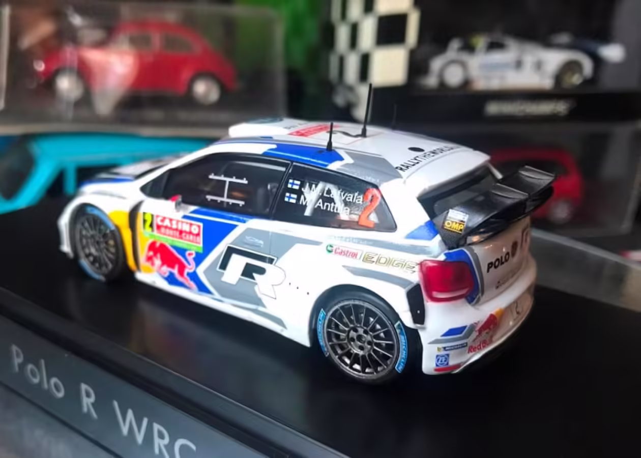 6C0099300A084 - Polo R WRC #2 4th RALLY MONTECARLO 2014; Latvala/Anttila [10/21]