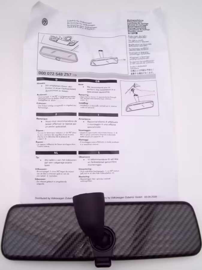 000072548Z57 - Interior mirror in carbon look [10/11]