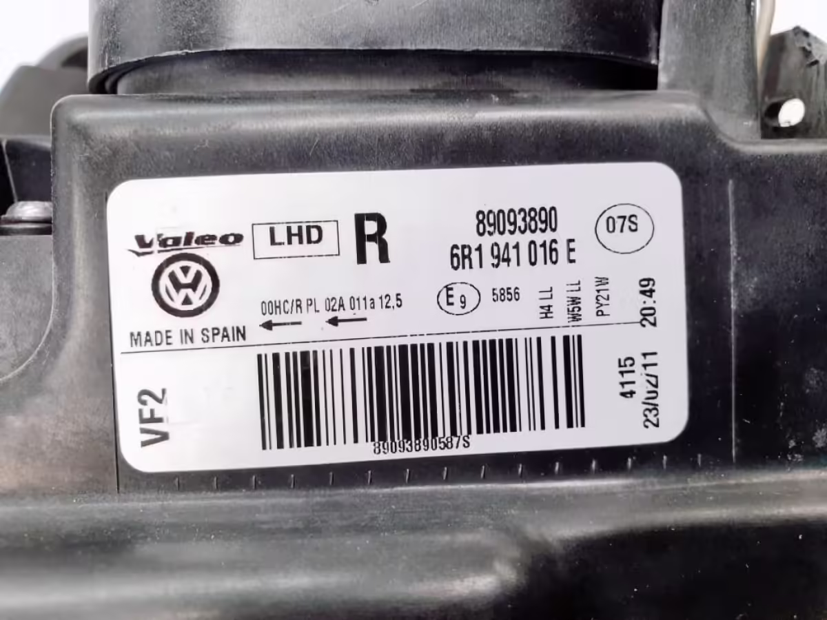 6R1941016E - Halogen Headlight (H4); right, LHD [20/23]