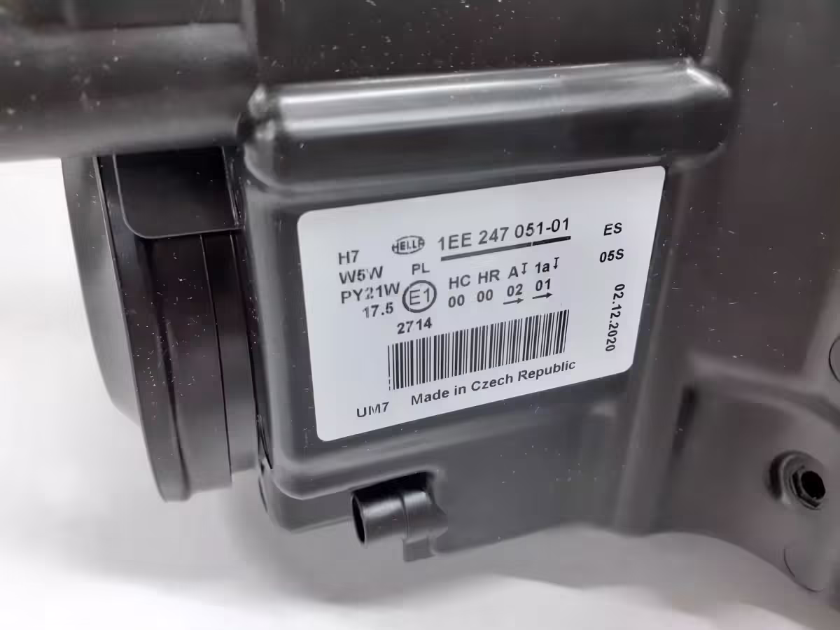 6R1941007F - Halogen Twin Headlight (H7/H7); left, LHD [20/20]