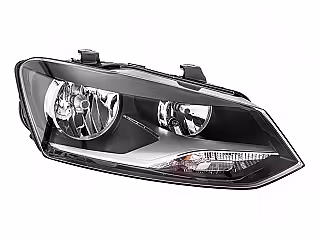 Halogen Twin Headlight (H7/H7); right, LHD