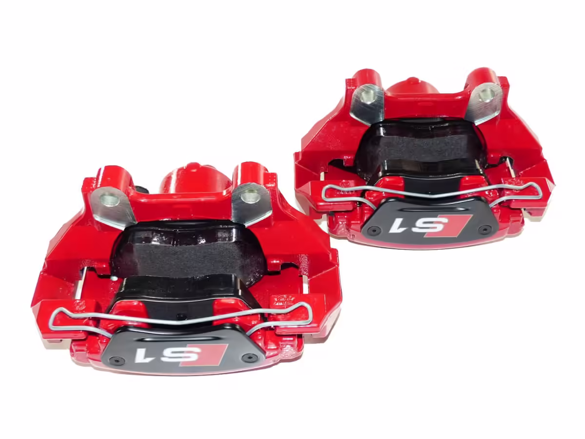 8X0615123D - Korpus zacisku hamulcowego S1 czerwony; przód lewy [7/39]