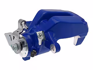 Brake caliper housing blue; rear left