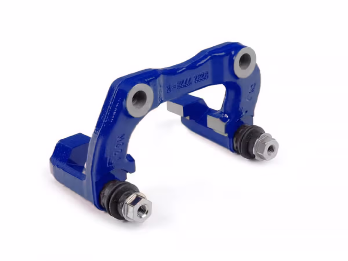 6R0615425E - Brake carrier with pad retaining pin; ⌀256, blue, left [2/4]