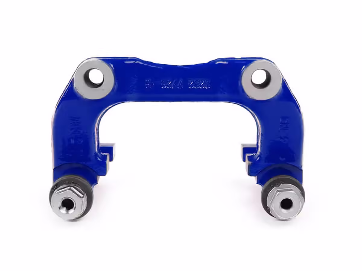 6R0615425E - Brake carrier with pad retaining pin; ⌀256, blue, left [4/4]