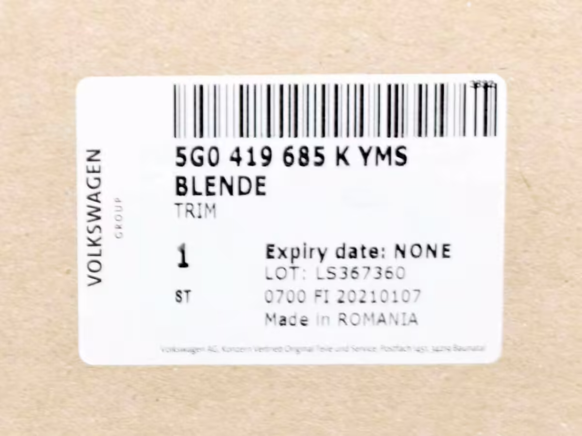 5G0419685KYMS - Osłona kierownicy; R-Line [12/12]