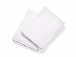 Hand terry towelling white; pack of 2