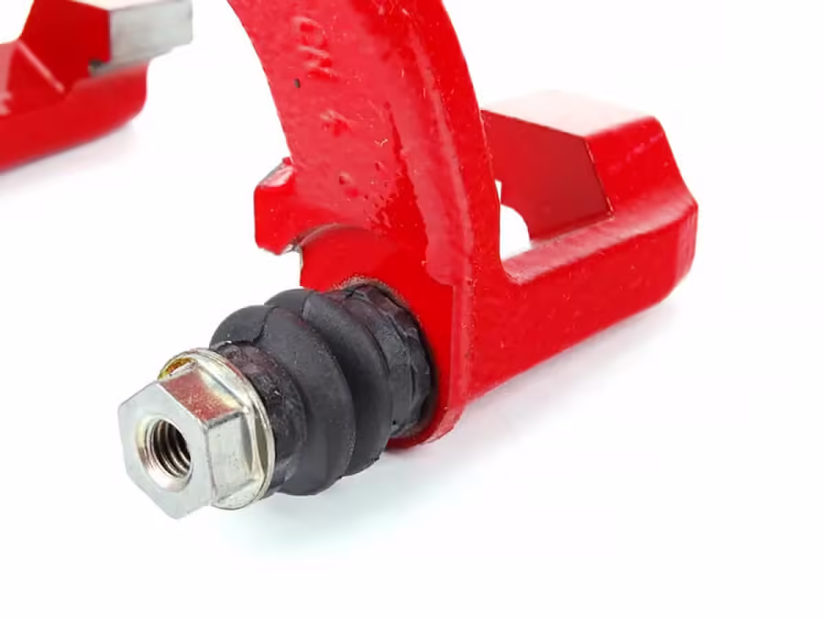 1J0615426E - Klemmbügel mit Führungsstiften; ⌀256, rot, rechts [2/3]