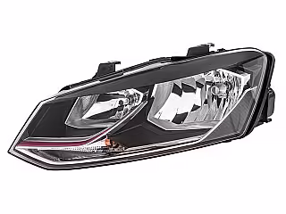Halogen Twin Headlight (H7/H7) left, LHD