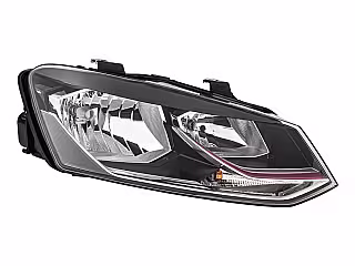 Halogen Twin Headlight (H7/H7) right, LHD, GTI