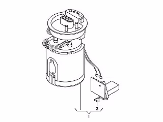 Kraftstoffpumpeneinheit + Sensor für die Kraftstoffstandanzeige + Kraftstofffilter