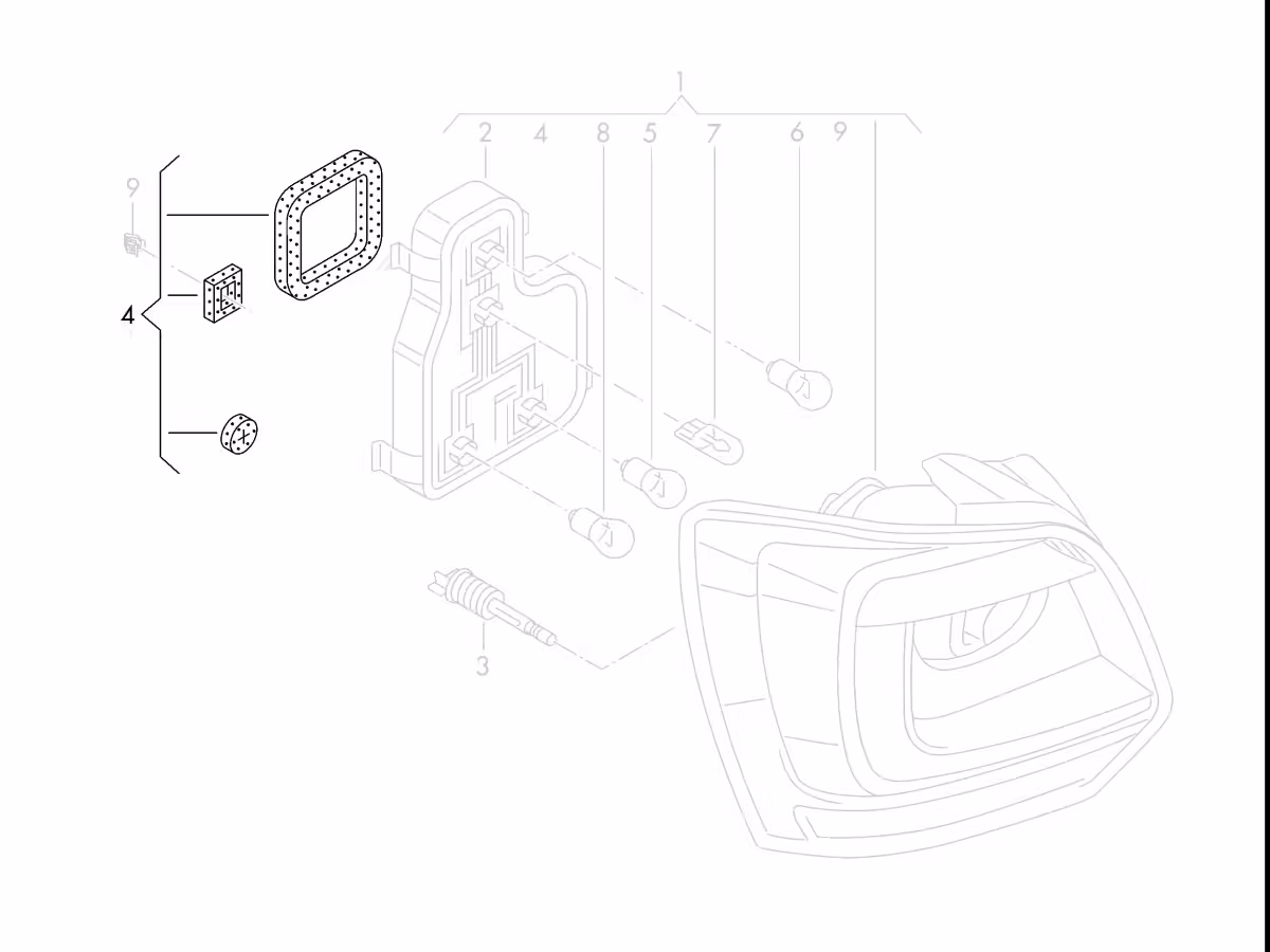 6R0998191 - Gasket set; V1, Polo 6R [5/5]