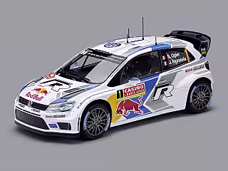 Polo R WRC #1 Sieger der Rallye Monte-Carlo 2014 Ogier - Ingrassia