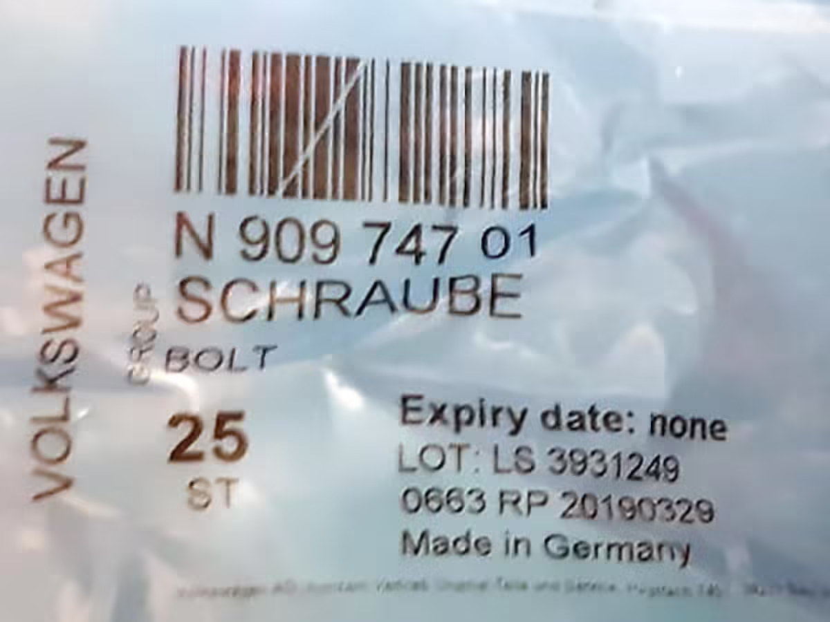 N90974701 - Blechschraube mit Torxkopf [8/12]