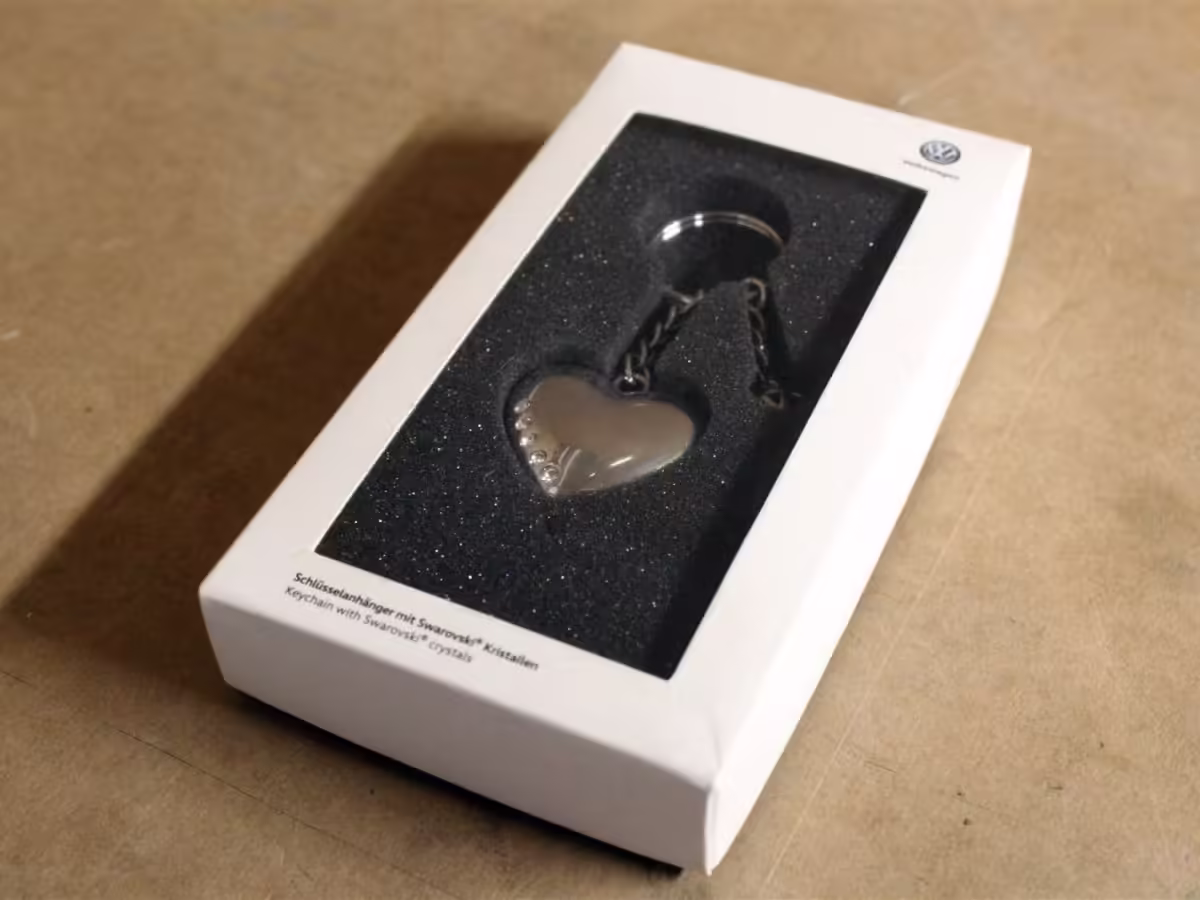 7E9087010A - Brelok do kluczy; serce 3D Swarovski [2/5]