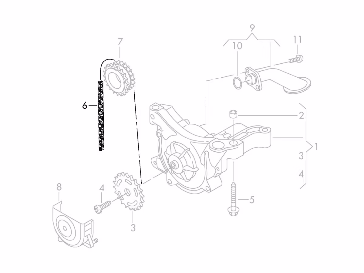 03F115225 - Antriebskette; 1.2 TSI [2/11]