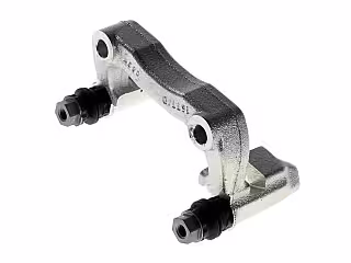 Brake carrier with pad retaining pin