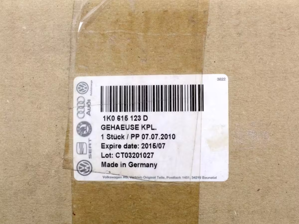 1K0615123D - Brake caliper housing ⌀256 v1; left [12/16]