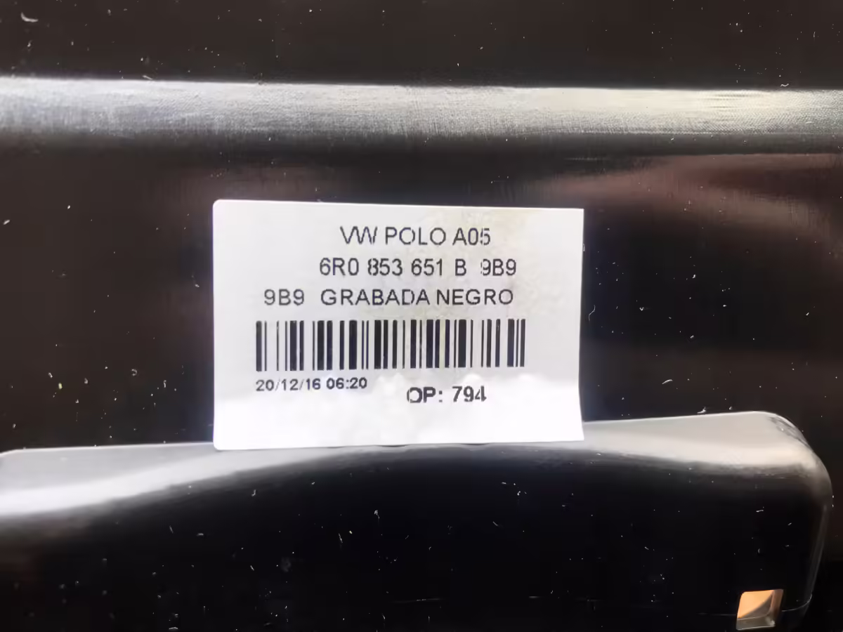 6R0853651B9B9 - Radiator grille; 6R Trendline/Comfortline [4/12]