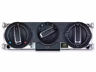 Bedienfeld für Frischluftzufuhr und Heizung