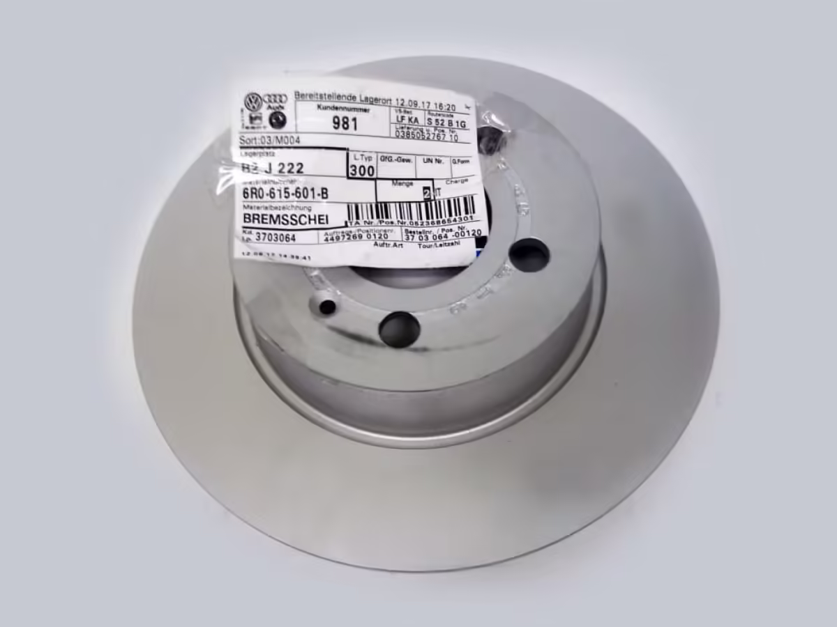 6R0615601B - Brake disc; rear ⌀272mm (solid) [1/8]