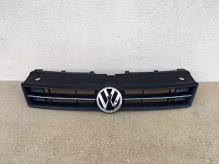 Radiator grille; satin black