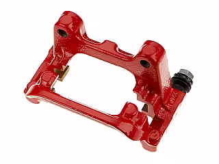 Klemmenhalter hinten links, rot