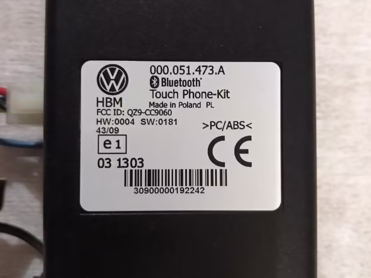 000051473C - Bluetooth; Touch Phone Kit [32/50]