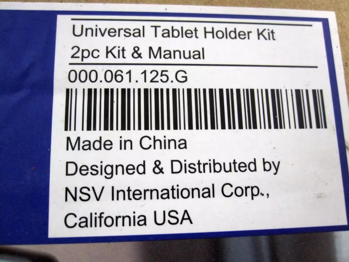 000061125G - Tablet-Halterung für Reisekomfortsystem [10/18]