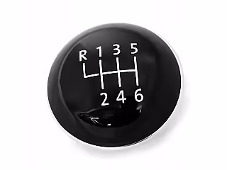 Gear shift lever badge
