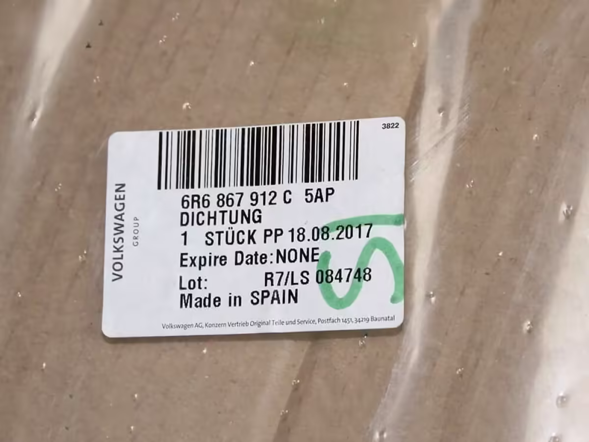 6R6867912C5AP - Türdichtung; innen [8/12]