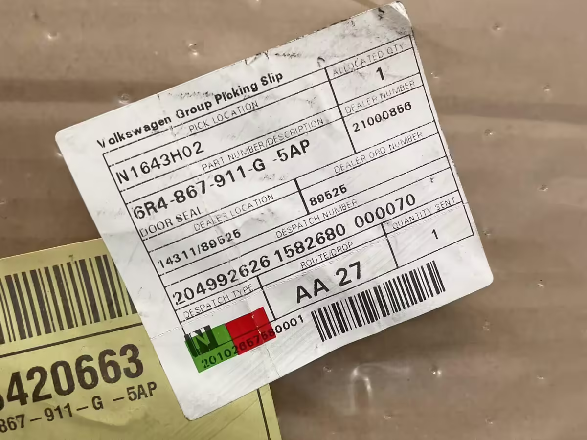 6R4867911G5AP - Uszczelka drzwi; wewnętrzna [13/14]
