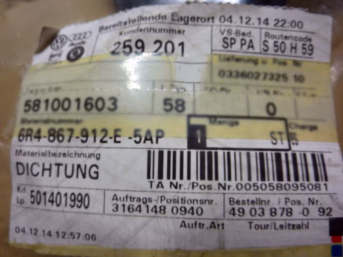 6R4867912E5AP - Türdichtung; innen [23/24]