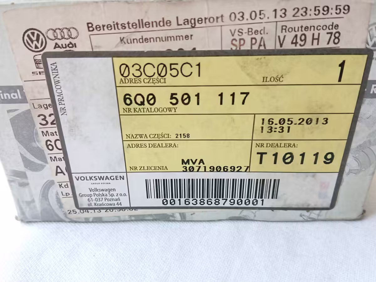 6Q0501117 - Czop osi tylnej [6/9]