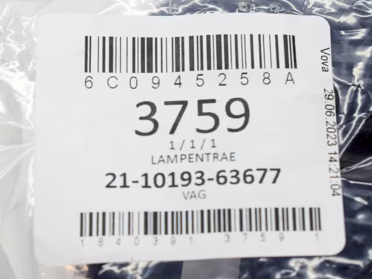 6C0945258A - Bulb carrier; V2, right RHD [12/13]