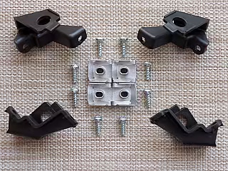 Headlight housing repair kit left