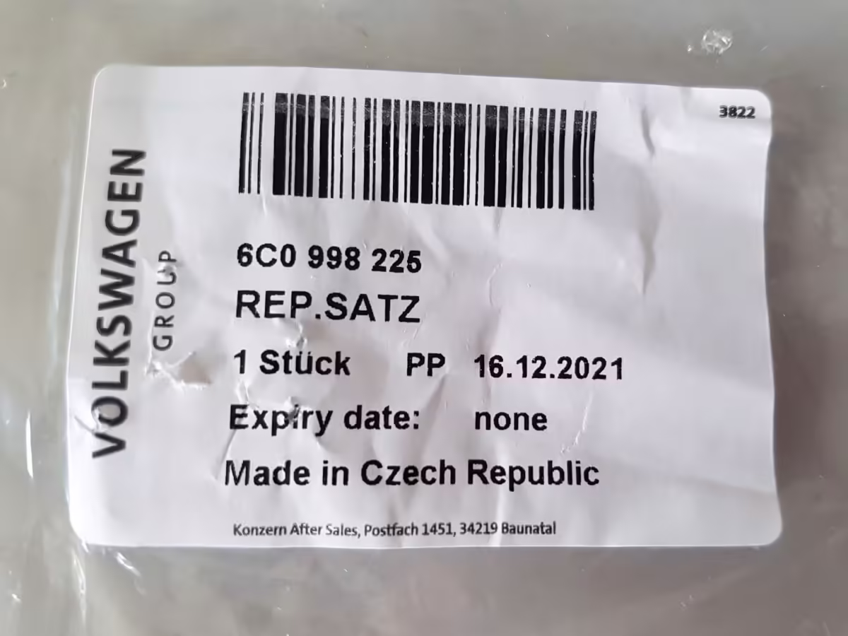 6C0998225 - Zestaw naprawczy obudowy reflektora; lewy [7/9]