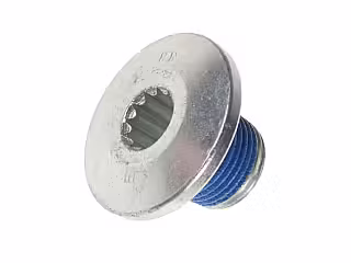 Pan head bolt w/multi-point drive, self-locking; M18X1,5X18