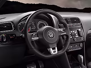 Multifunktionslenkrad (Leder); schwarz / schwarz satiniert