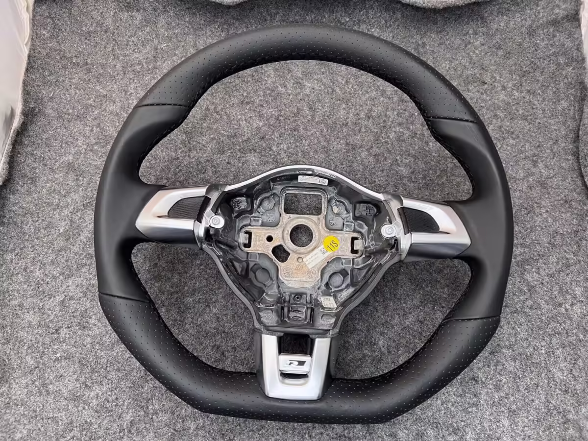 1K8419091PG0L - Steering wheel leather; black/satin black [5/10]