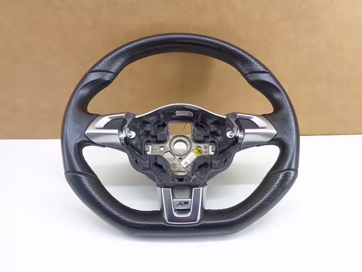 1K8419091PG0L - Steering wheel leather; black/satin black [8/10]