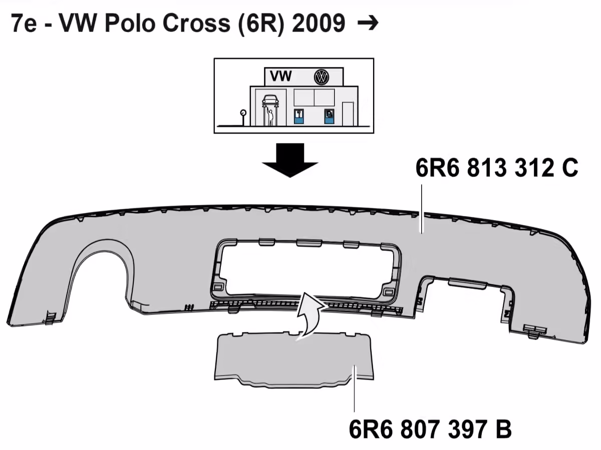 6R6813312CV7R - Insert; CROSS [4/4]