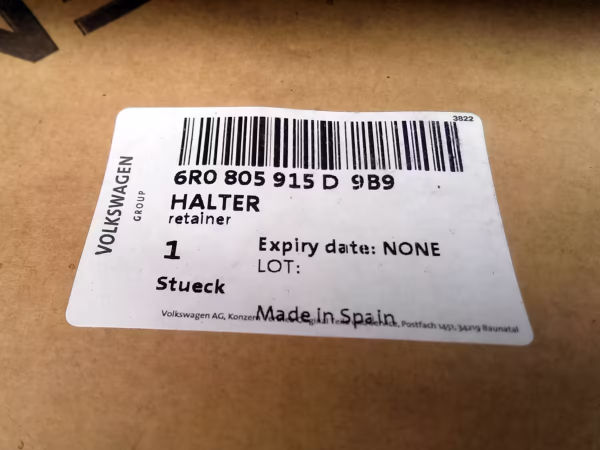 6R0805915D9B9 - Spoiler; GTI [8/10]
