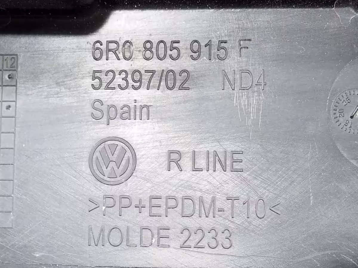6R0805915F9B9 - Uchwyt spojlera; R-Line [19/20]
