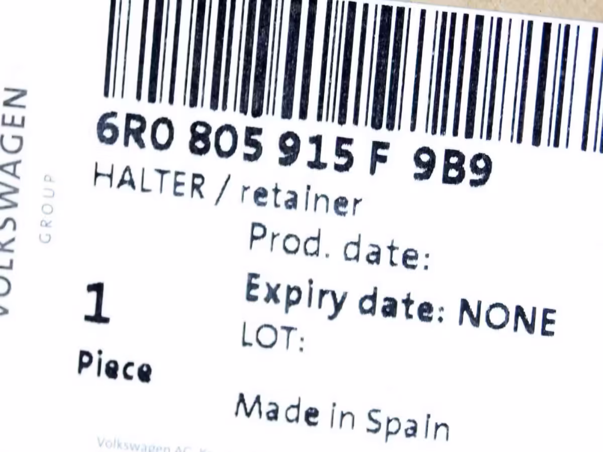 6R0805915F9B9 - Uchwyt spojlera; R-Line [20/20]